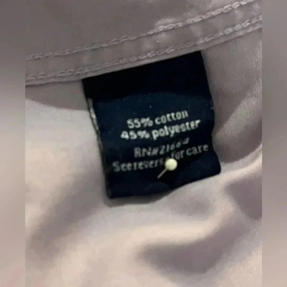 Men’s dress shirt by Croft & Barrow in dusty purple/lilac size 15 and 32/33 EUC - Picture 3 of 6